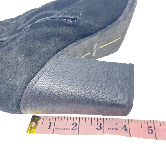 DOLCE VITA WOMEN’S SOLEI BOOT Black Western Knee High Heeled Boots Size 9 - Picture 13 of 15